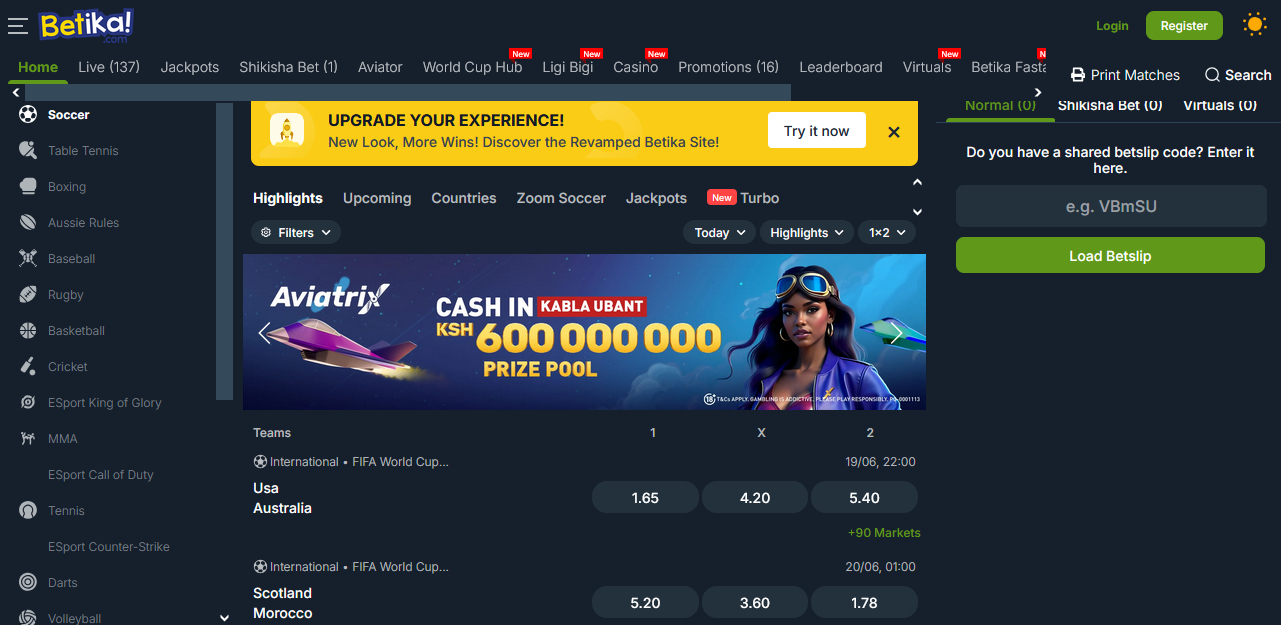 Aviator Game at Betika